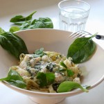 Pinaatti-sitruunapasta