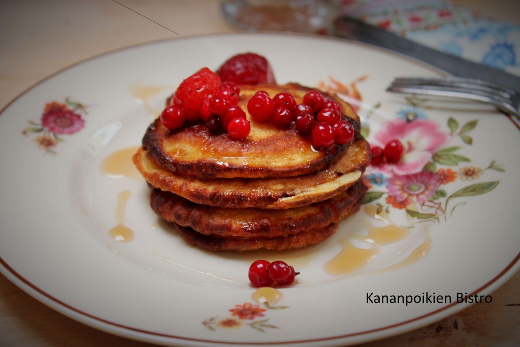 Launtaiaamun amerikkalaiset pannukakut