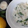 Sitruuna-pinaattirisotto