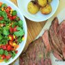 Flanksteak ja maissisalsa