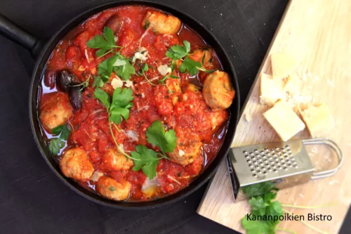 Italialainen kanapyörykkäpasta
