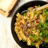 Chili-herkkusienipasta