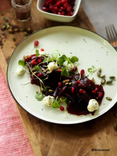 Punajuuricarpaccio