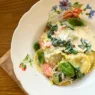 Kylmäsavulohi-pinaattipasta